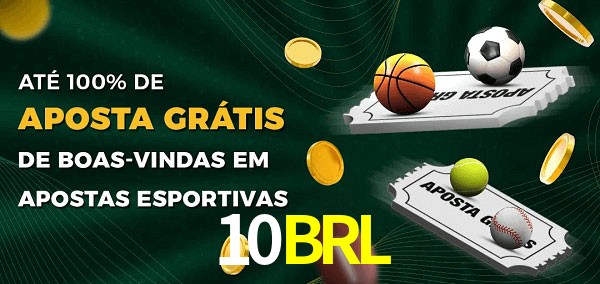 10BRL Ate 100% de Aposta Gratis